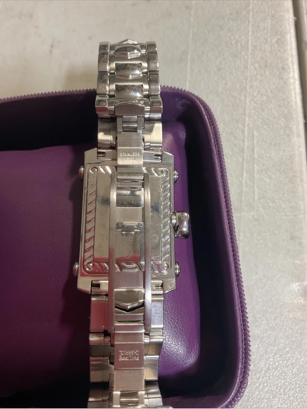 Charriol Columbus CCSTRH  Diamond Bezel Quartz Watch Need BATTERY,SEE DESCRIPTIO - Picture 8 of 11